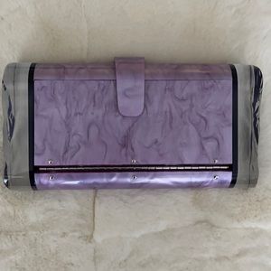 HOT FOR SUMMER:  Edie Parker PURPLE/Lavender clutch bag